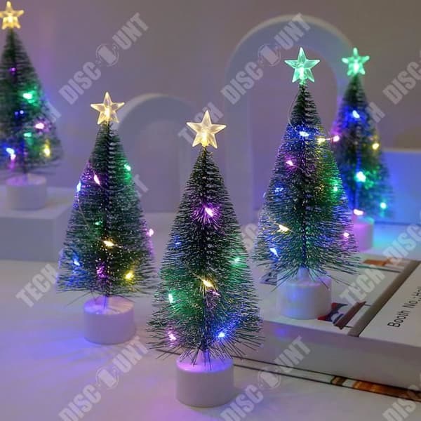 TD® 3 ljusa LED jul färgglada tall nålar julgranar för hem dagis dekoration julgran dekoration