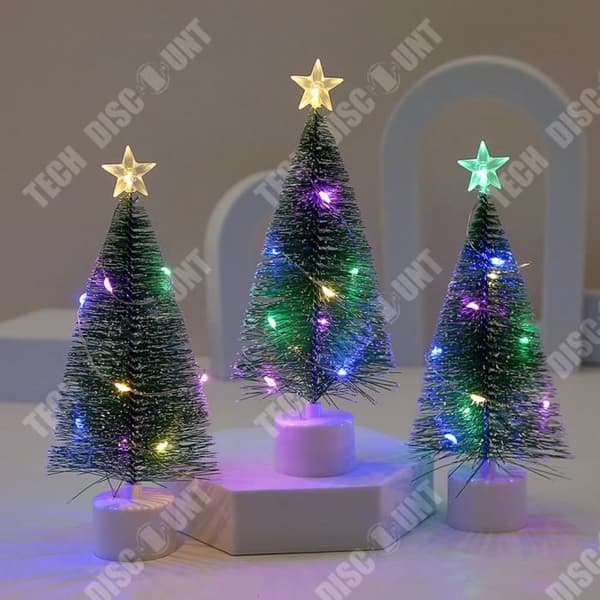 TD® 3 ljusa LED jul färgglada tall nålar julgranar för hem dagis dekoration julgran dekoration
