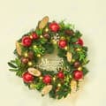 Miniatyrbild 3 av 4: TD® dekorativ julkrans, handgjorda simulerade julklappar, julfestscen layout Atmosfär rekvisita