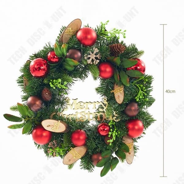 TD® dekorativ julkrans, handgjorda simulerade julklappar, julfestscen layout Atmosfär rekvisita