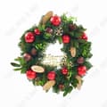 Miniatyrbild 1 av 4: TD® dekorativ julkrans, handgjorda simulerade julklappar, julfestscen layout Atmosfär rekvisita