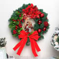 Miniatyrbild 2 av 4: Julkrans - TECH RABATT - Jesus - 40x40CM - Ljusdesign - Sidenband