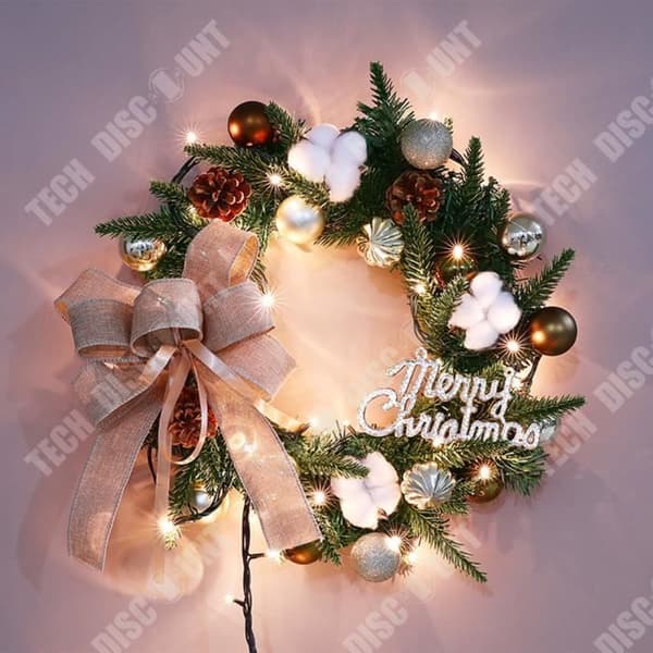 TD® julkrans, julgransfestivaldekorationer, presenter, kreativa prydnader, hängande scen, blandad dörrupphängning