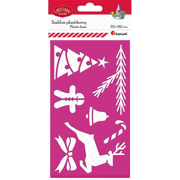 Plast juleskabelon 105x180mm Titanum