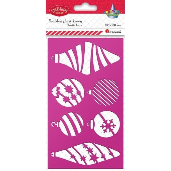 Plast juleskabelon 105x180mm Titanum