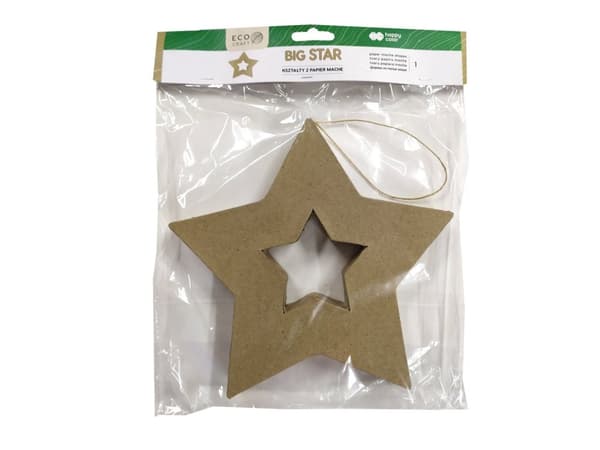 Pappersmachéform Big Star Eco Craft Happy Color nr. 1167