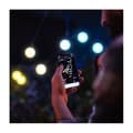 Miniatyrbild 3 av 5: Guirlande guinguette ansluten IP44 20m 40 LEDS vit TWINKLY FESTOON
