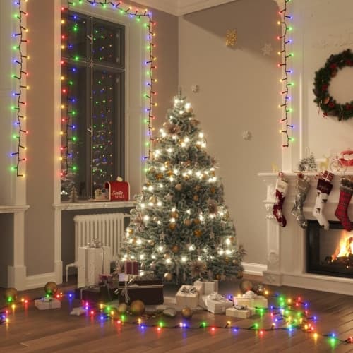 Kompakt ljusslinga med 1000 LED flerfärgad 25 m PVC