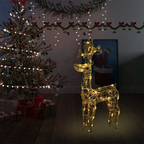 Ren juldekoration 90 LED 60x16x100 cm akryl