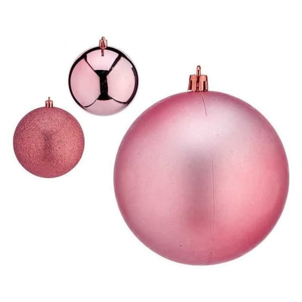 julkulor ø 12 cm rosa plast 12 x 13 x 12 cm