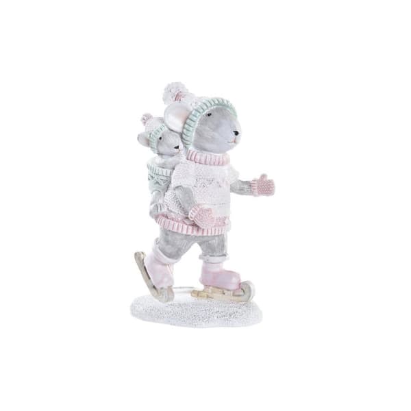 Julepynt DKD Home Decor Mus Harpiks (7 x 5 x 11 cm)