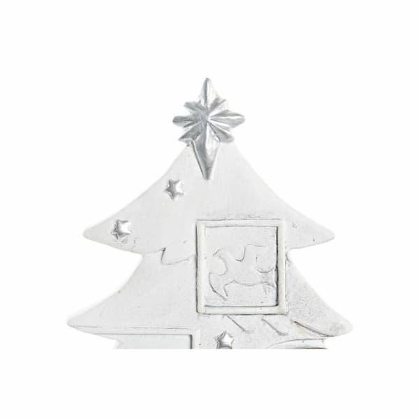 Betlehem dekoration DKD Home Decor Sølvfarvet Brun Hvid Harpiks (13,6 x 5,2 x 15,9 cm)