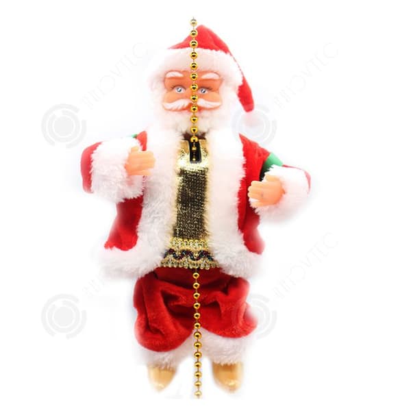 INN Elektrisk jultomte klätterrepstege 22cm 1m 3 hastigheter Sings Klätterbollar Elektrisk klättring jultomte