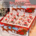 Miniatyrbild 4 av 4: INN julsnöklot 12st diameter 45mm 26,5x21,5x10,5cm självlysande jultomten kristallkula presentförpackning Julklappsförpackning