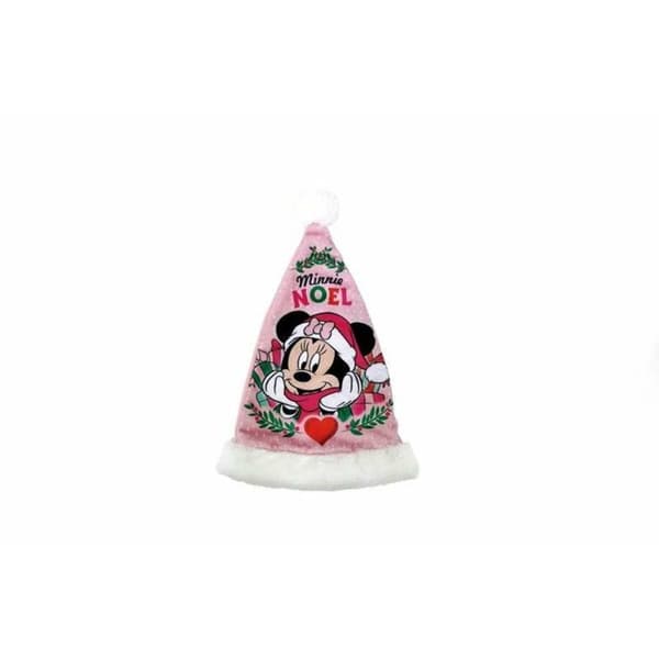 Julemandshat Minnie Mouse Pink 37 cm Børns
