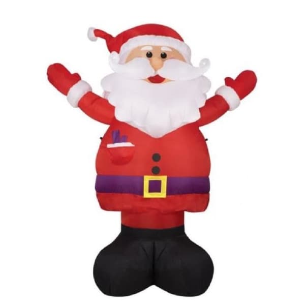 UPPBLÅSBAR JULTOMTE (BELYSNINGS - 240 CM)