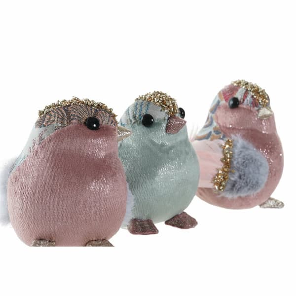 Julgranskula DKD Home Decor Polyester Foam (3 pcs) (15 x 10 x 11 cm)