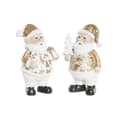 Miniatyrbild 1 av 3: Julgranskula DKD Home Decor Harts Tomte (8 x 6 x 13,5 cm) (2 antal)
