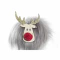 Miniatyrbild 2 av 3: Julgranskula DKD Home Decor Polyester Ren (7 x 5 x 16 cm) (2 antal)