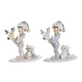 Miniatyrbild 1 av 3: Julgranskula DKD Home Decor Harts Barn (11 x 5,5 x 12 cm) (2 antal)
