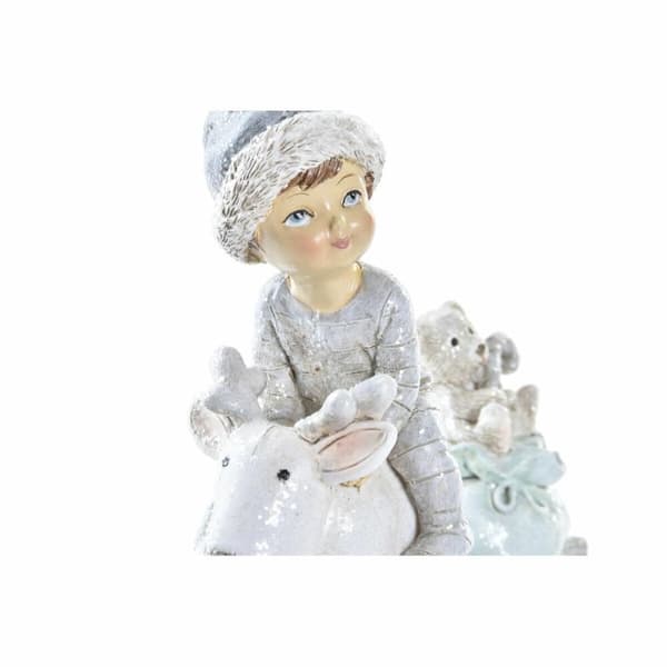 Julgranskula DKD Home Decor Harts Pojkar (13 x 6 x 13,5 cm) (2 antal)