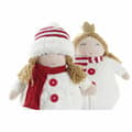 Miniatyrbild 2 av 3: Prydnadsfigur DKD Home Decor Jul Docka Polyester Flickor (17 x 11 x 28 cm) (2 antal)
