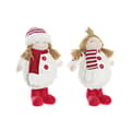 Miniatyrbild 1 av 3: Prydnadsfigur DKD Home Decor Jul Docka Polyester Flickor (17 x 11 x 28 cm) (2 antal)