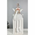 Miniatyrbild 2 av 3: Prydnadsfigur DKD Home Decor Jul Fe Polyester Ängel (22 x 15 x 48 cm) (2 antal)