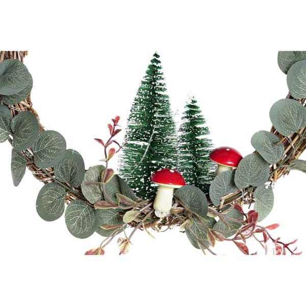 Julgranskula DKD Home Decor LED Ljus Träd (2 antal) (30 x 2 x 30 cm)