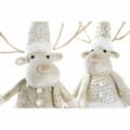 Miniatyrbild 3 av 3: Julgranskula DKD Home Decor Polyester Ren (19 x 18 x 38 cm) (2 antal)