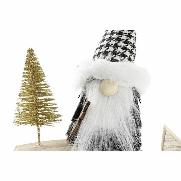 Joulutähti DKD Home Decor Polyesteri MDF Tähti (2 osaa) (18 x 6 x 19 cm)