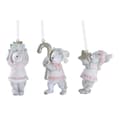Pikkukuva 1 / 3: Joulukuusenpallo DKD Home Decor Hartsi (5 x 3 x 8,5 cm) (3) (3 osaa)