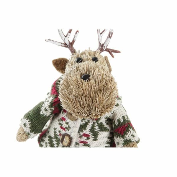 Joulukuusenpallo DKD Home Decor Polyesteri Poro (9 x 12 x 15 cm) (2 osaa)