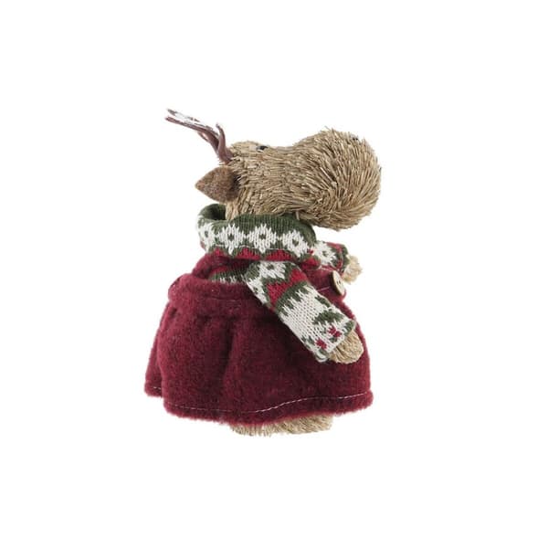 Joulukuusenpallo DKD Home Decor Polyesteri Poro (9 x 12 x 15 cm) (2 osaa)