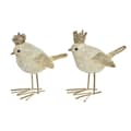 Pikkukuva 1 / 3: Joulukuusenpallo DKD Home Decor Hartsi Paukštis (11 x 5 x 9,5 cm) (2 osaa)