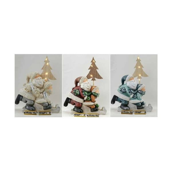 Joulukuusenpallo DKD Home Decor Hartsi (20 x 9 x 22 cm) (3 osaa)