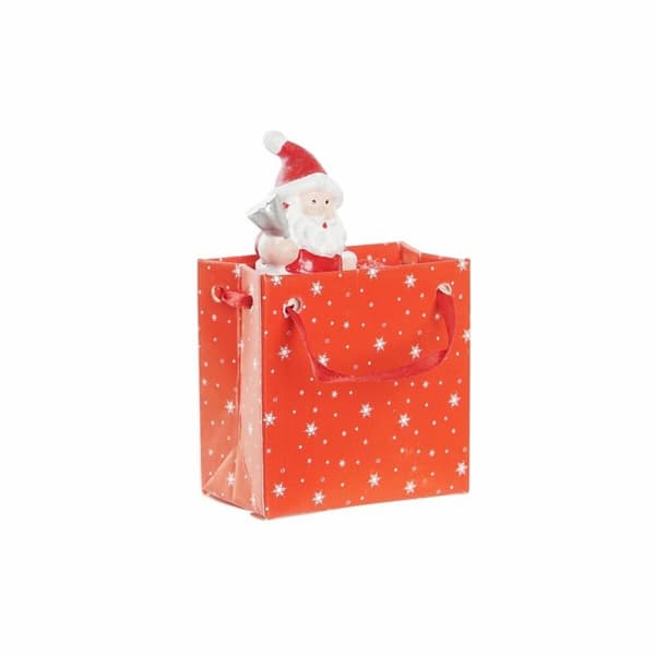 Julgranskula DKD Home Decor Harts Tomte (3,5 x 2,5 x 4 cm) (4 antal)