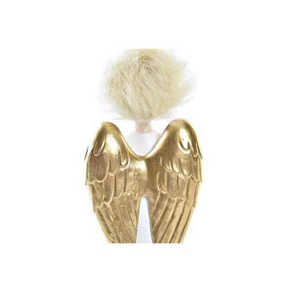 Julgranskula DKD Home Decor Harts Ängel (7,5 x 5 x 21,5 cm) (2 antal)