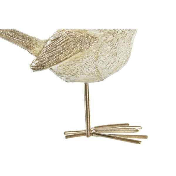 Julgranskula DKD Home Decor Harts Madár (11 x 5 x 9,5 cm) (2 antal)