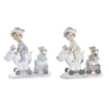 Miniatyrbillede 1 af 3: Julepynt DKD Home Decor Harpiks Drenge (13 x 6 x 13,5 cm) (2 enheder)