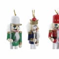 Miniatyrbillede 2 af 4: Julepynt DKD Home Decor Træ Nøddeknækker (3 x 3 x 10 cm) (4 enheder)