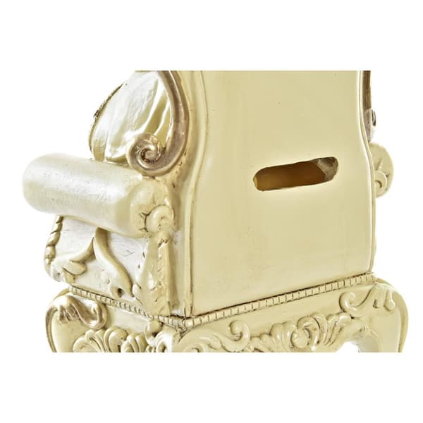 Sparegris DKD Home Decor Kat Harpiks Hund (12,5 x 10,5 x 20,5 cm) (2 enheder)