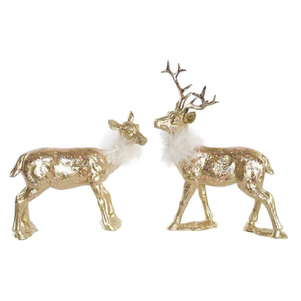 Julgranskula DKD Home Decor Harts Ren (17,5 x 9 x 22,5 cm) (2 antal)