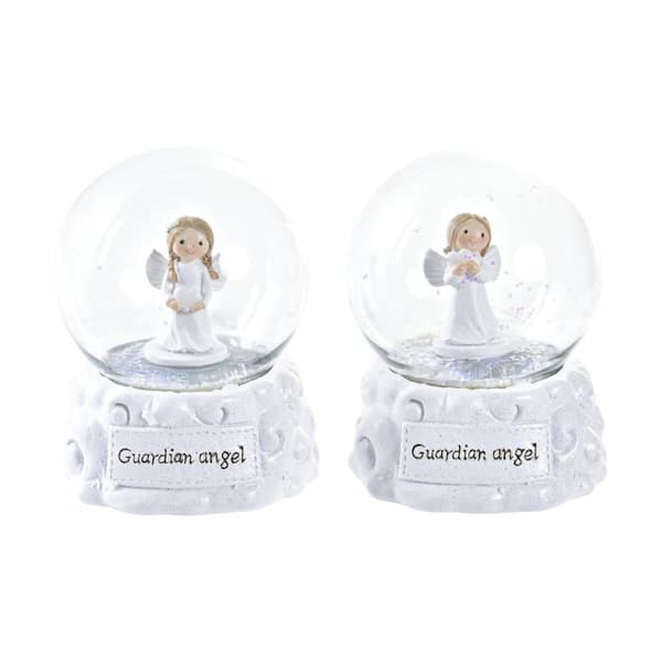 Julgranskula DKD Home Decor Glas Harts (6,5 x 6,5 x 8,5 cm) (2 antal)