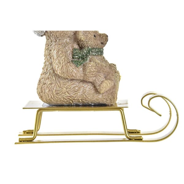 Julgranskula DKD Home Decor Harts Björn (10 x 4 x 9,5 cm) (2 antal)