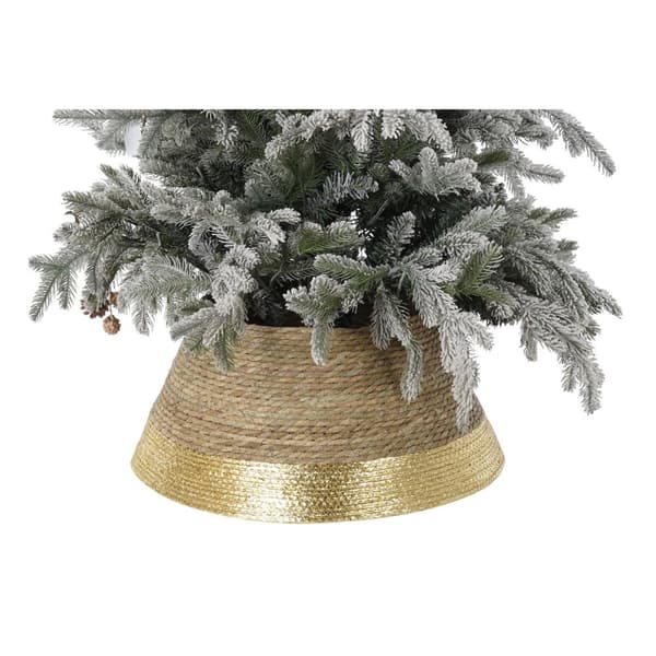 Julgranskjol DKD Home Decor Fibrer Sjögräs (57 x 57 x 28 cm) (3 antal)