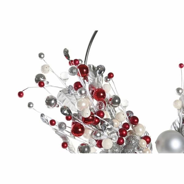 Adventkranse DKD Home Decor Metall Polyester (55 x 5 x 40 cm) (2 enheter)