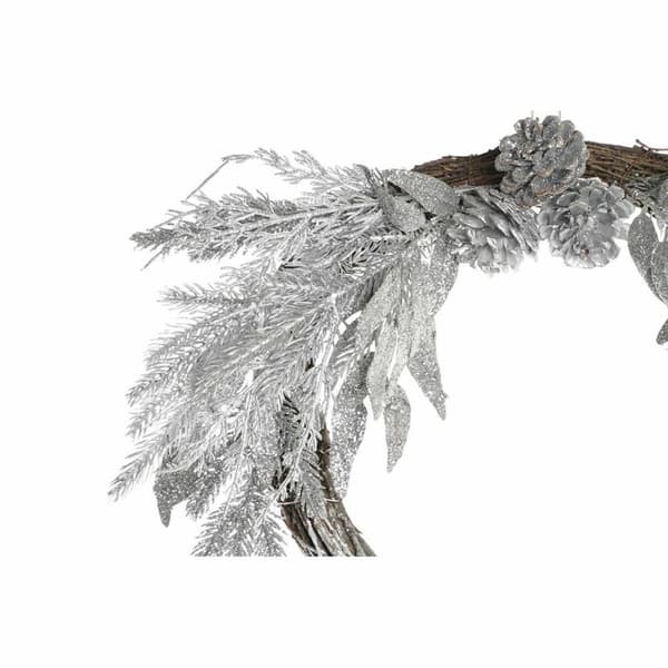 Adventkranse DKD Home Decor Metall Polyester (50 x 6 x 40 cm) (2 enheter)