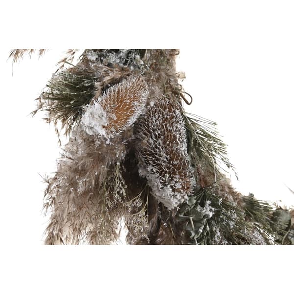 Adventkranse DKD Home Decor Blomster (60 x 10 x 60 cm) (2 enheter)