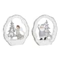 Miniatyrbilde 1 av 4: Julekule DKD Home Decor Harpiks (17 x 4,5 x 19 cm) (2 enheter)